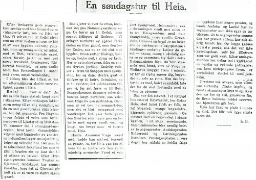 Preken i Heirønningen