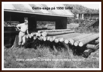 Doktor Johan Knap på Gallis saga i Kodal på 1950 talletOKR