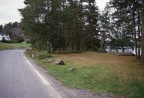 029 -- Andebu langs veien. Lorens Berg Statue. 1986  