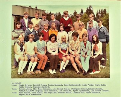0001 -- Andebu ungdomsskole   kl. 9A - 1969-70  