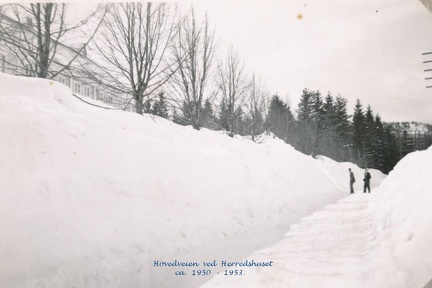 Andebu sentrum 1950 - 1953 