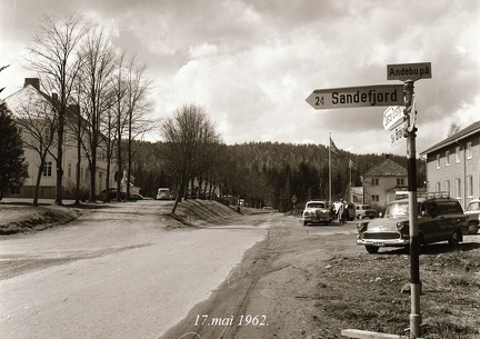 Andebu Sentrum mai 1963 