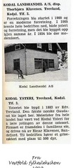 Kodal Lanhandel. Startet 1900