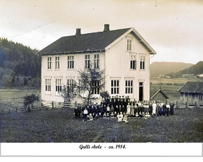 Gulli skole ca.1914
